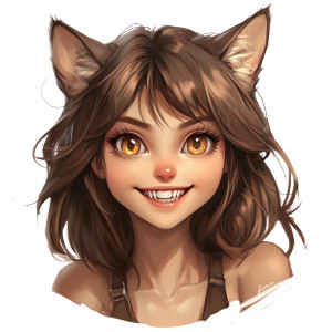 Cute Cat Girl V4 Vinyl Car Decal Sticker – Waterproof & UV-Resistant 8" Cute Cat Girl V4 Vinyl Car Decal Sticker – Waterproof & UV-Resistant 8"