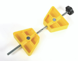 Camco Yellow Wheel Chock | Stabilize Trailer | 26-30 Inch Tires | USA-Made