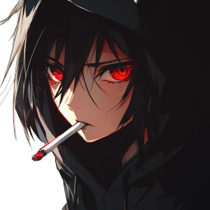 Anime Teenager Smoking Vinyl Car Decal Sticker – Waterproof & UV-Resistant 8" Anime Teenager Smoking Vinyl Car Decal Sticker – Waterproof & UV-Resistant 8"