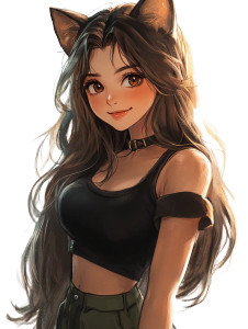 Anime Cat Girl V18 Vinyl Car Decal Sticker – Waterproof & UV-Resistant 8" Anime Cat Girl V18 Vinyl Car Decal Sticker – Waterproof & UV-Resistant 8"