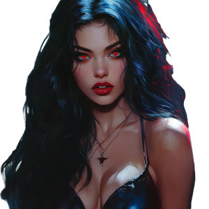 Vampire Woman Portrait V2 Vinyl Car Decal Sticker – Waterproof & UV-Resistant 8" Vampire Woman Portrait V2 Vinyl Car Decal Sticker – Waterproof & UV-Resistant 8"