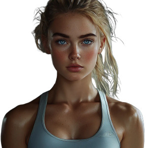 Athletic Blonde Woman Vinyl Car Decal Sticker – Waterproof & UV-Resistant 8" Athletic Blonde Woman Vinyl Car Decal Sticker – Waterproof & UV-Resistant 8"