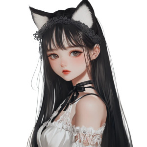 Anime Cat-Eared Girl Vinyl Car Decal Sticker – Waterproof & UV-Resistant 8" Anime Cat-Eared Girl Vinyl Car Decal Sticker – Waterproof & UV-Resistant 8"
