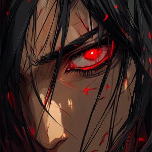 Charismatic Anime Man Vinyl Car Decal Sticker – Waterproof & UV-Resistant 8"