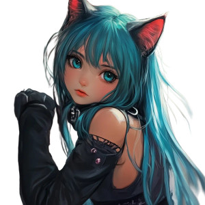 Cat Girl Anime Vinyl Car Decal Sticker – Waterproof & UV-Resistant 8" Cat Girl Anime Vinyl Car Decal Sticker – Waterproof & UV-Resistant 8"