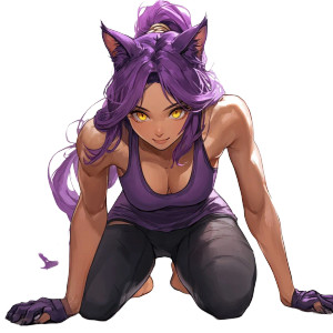 Anime Cat Woman V4 Vinyl Car Decal Sticker – Waterproof & UV-Resistant 8" Anime Cat Woman V4 Vinyl Car Decal Sticker – Waterproof & UV-Resistant 8"