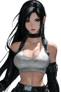 Confident Tifa V2 Vinyl Car Decal Sticker – Waterproof & UV-Resistant 8" Confident Tifa V2 Vinyl Car Decal Sticker – Waterproof & UV-Resistant 8"