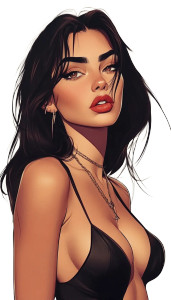 Dua Lipa Art V3 Vinyl Car Decal Sticker – Waterproof & UV-Resistant 8"