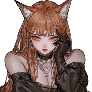 Fox Woman Art Vinyl Car Decal Sticker – Waterproof & UV-Resistant 8"