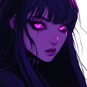 Goth Anime Woman Vinyl Car Decal Sticker – Waterproof & UV-Resistant 8" Goth Anime Woman Vinyl Car Decal Sticker – Waterproof & UV-Resistant 8"