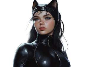 Girl In Catsuit Vinyl Car Decal Sticker – Waterproof & UV-Resistant 8" Girl In Catsuit Vinyl Car Decal Sticker – Waterproof & UV-Resistant 8"