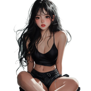 Cute Girl V16 Vinyl Car Decal Sticker – Waterproof & UV-Resistant 8" Cute Girl V16 Vinyl Car Decal Sticker – Waterproof & UV-Resistant 8"