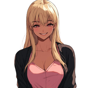Blonde Anime Girl V2 Vinyl Car Decal Sticker – Waterproof & UV-Resistant 8" Blonde Anime Girl V2 Vinyl Car Decal Sticker – Waterproof & UV-Resistant 8"