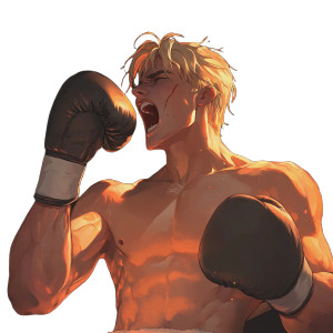 Blonde Boxer Punch Vinyl Car Decal Sticker – Waterproof & UV-Resistant 8" Blonde Boxer Punch Vinyl Car Decal Sticker – Waterproof & UV-Resistant 8"