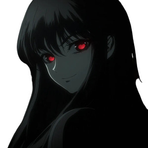 Mystical Anime Girl Vinyl Car Decal Sticker – Waterproof & UV-Resistant 8"