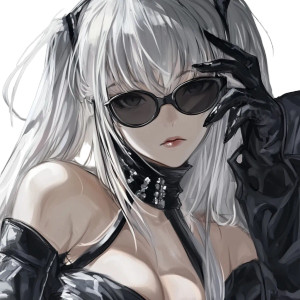 Anime Girl Silver Hair Vinyl Car Decal Sticker – Waterproof & UV-Resistant 8" Anime Girl Silver Hair Vinyl Car Decal Sticker – Waterproof & UV-Resistant 8"