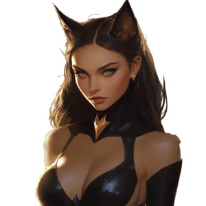 Mythical Catwoman Vinyl Car Decal Sticker – Waterproof & UV-Resistant 8" Mythical Catwoman Vinyl Car Decal Sticker – Waterproof & UV-Resistant 8"