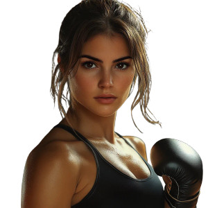 Determined Boxer Training Vinyl Car Decal Sticker – Waterproof & UV-Resistant 8"