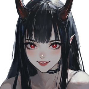 Anime Horned Girl Vinyl Car Decal Sticker – Waterproof & UV-Resistant 8" Anime Horned Girl Vinyl Car Decal Sticker – Waterproof & UV-Resistant 8"