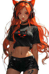 Cyberpunk Anime Girl V13 Vinyl Car Decal Sticker – Waterproof & UV-Resistant 8" Cyberpunk Anime Girl V13 Vinyl Car Decal Sticker – Waterproof & UV-Resistant 8"
