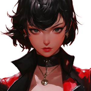 Anya Taylor-Joy Persona 5 Vinyl Car Decal Sticker – Waterproof & UV-Resistant 8"