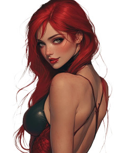 Vamp Deadpool Artgerm Vinyl Car Decal Sticker – Waterproof & UV-Resistant 8"