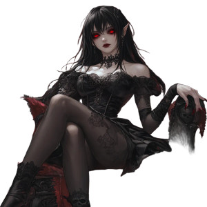 Vampire Lord Vinyl Car Decal Sticker – Waterproof & UV-Resistant 8" Vampire Lord Vinyl Car Decal Sticker – Waterproof & UV-Resistant 8"