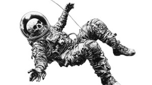 Dead Astronaut In Space Vinyl Car Decal Sticker – Waterproof & UV-Resistant 8" Dead Astronaut In Space Vinyl Car Decal Sticker – Waterproof & UV-Resistant 8"