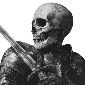 Armored Skull Knight Vinyl Car Decal Sticker – Waterproof & UV-Resistant 8" Armored Skull Knight Vinyl Car Decal Sticker – Waterproof & UV-Resistant 8"