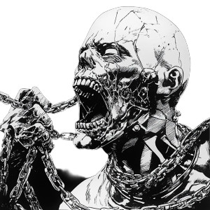 Chain Lick Humanoid Vinyl Car Decal Sticker – Waterproof & UV-Resistant 8"