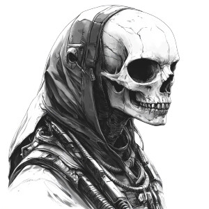 Pharaoh Alien Skull Vinyl Car Decal Sticker – Waterproof & UV-Resistant 8"