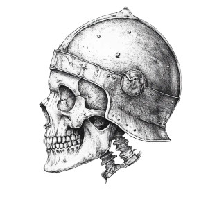 Medieval Skull Helmet Vinyl Car Decal Sticker – Waterproof & UV-Resistant 8" Medieval Skull Helmet Vinyl Car Decal Sticker – Waterproof & UV-Resistant 8"