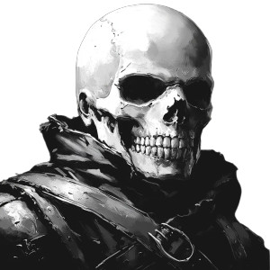 Skull Knight Logo Vinyl Car Decal Sticker – Waterproof & UV-Resistant 8"