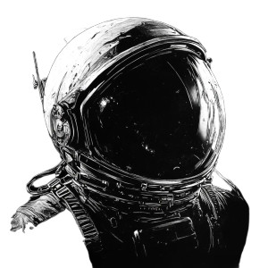 Astronaut Helmet Sketch Vinyl Car Decal Sticker – Waterproof & UV-Resistant 8" Astronaut Helmet Sketch Vinyl Car Decal Sticker – Waterproof & UV-Resistant 8"