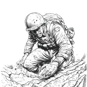 Ww2 Soldier Crawling Vinyl Car Decal Sticker – Waterproof & UV-Resistant 8" Ww2 Soldier Crawling Vinyl Car Decal Sticker – Waterproof & UV-Resistant 8"