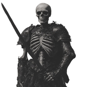 Skeleton Warrior V4 Vinyl Car Decal Sticker – Waterproof & UV-Resistant 8" Skeleton Warrior V4 Vinyl Car Decal Sticker – Waterproof & UV-Resistant 8"