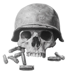 Skull With Helmet V2 Vinyl Car Decal Sticker – Waterproof & UV-Resistant 8" Skull With Helmet V2 Vinyl Car Decal Sticker – Waterproof & UV-Resistant 8"