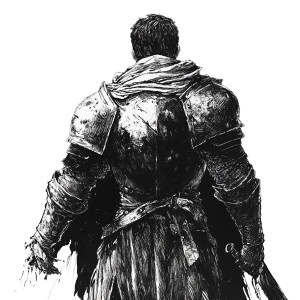 Stoic Knight'S Struggle Vinyl Car Decal Sticker – Waterproof & UV-Resistant 8"