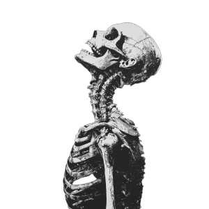 Distressed Skeleton Design Vinyl Car Decal Sticker – Waterproof & UV-Resistant 8" Distressed Skeleton Design Vinyl Car Decal Sticker – Waterproof & UV-Resistant 8"