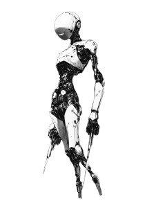 Futurist Robot Soldier Vinyl Car Decal Sticker – Waterproof & UV-Resistant 8" Futurist Robot Soldier Vinyl Car Decal Sticker – Waterproof & UV-Resistant 8"