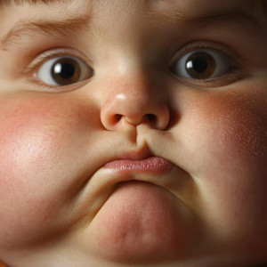 Fat Child'S Face Vinyl Car Decal Sticker – Waterproof & UV-Resistant 8" Fat Child'S Face Vinyl Car Decal Sticker – Waterproof & UV-Resistant 8"