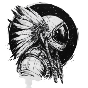 Space Headdress Tattoo Vinyl Car Decal Sticker – Waterproof & UV-Resistant 8" Space Headdress Tattoo Vinyl Car Decal Sticker – Waterproof & UV-Resistant 8"