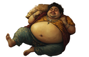 Sleeping Funny Man Vinyl Car Decal Sticker – Waterproof & UV-Resistant 8"