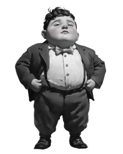 Goofy Fat Boy Vinyl Car Decal Sticker – Waterproof & UV-Resistant 8"