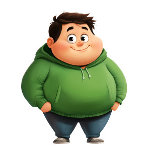 Chubby Cartoon Guy Vinyl Car Decal Sticker – Waterproof & UV-Resistant 8" Chubby Cartoon Guy Vinyl Car Decal Sticker – Waterproof & UV-Resistant 8"