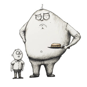 Size Contrast Duo Vinyl Car Decal Sticker – Waterproof & UV-Resistant 8"