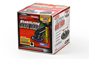 Enhance Stability with Camco Trailer Jack Stand Pads | Steel Set of 4 Enhance Stability with Camco Trailer Jack Stand Pads | Steel Set of 4