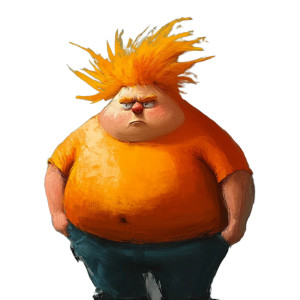 Overweight Orange Man Vinyl Car Decal Sticker – Waterproof & UV-Resistant 8" Overweight Orange Man Vinyl Car Decal Sticker – Waterproof & UV-Resistant 8"