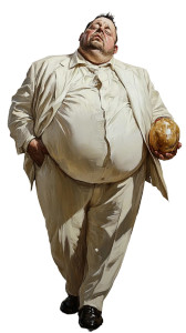 Grotesque Fat Man Vinyl Car Decal Sticker – Waterproof & UV-Resistant 8" Grotesque Fat Man Vinyl Car Decal Sticker – Waterproof & UV-Resistant 8"