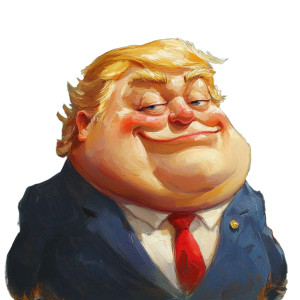 Presidential Cartoon Portrait Vinyl Car Decal Sticker – Waterproof & UV-Resistant 8" Presidential Cartoon Portrait Vinyl Car Decal Sticker – Waterproof & UV-Resistant 8"